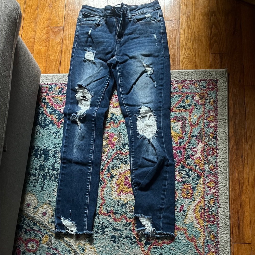 Zenana Outfitters Dark Blue Denim